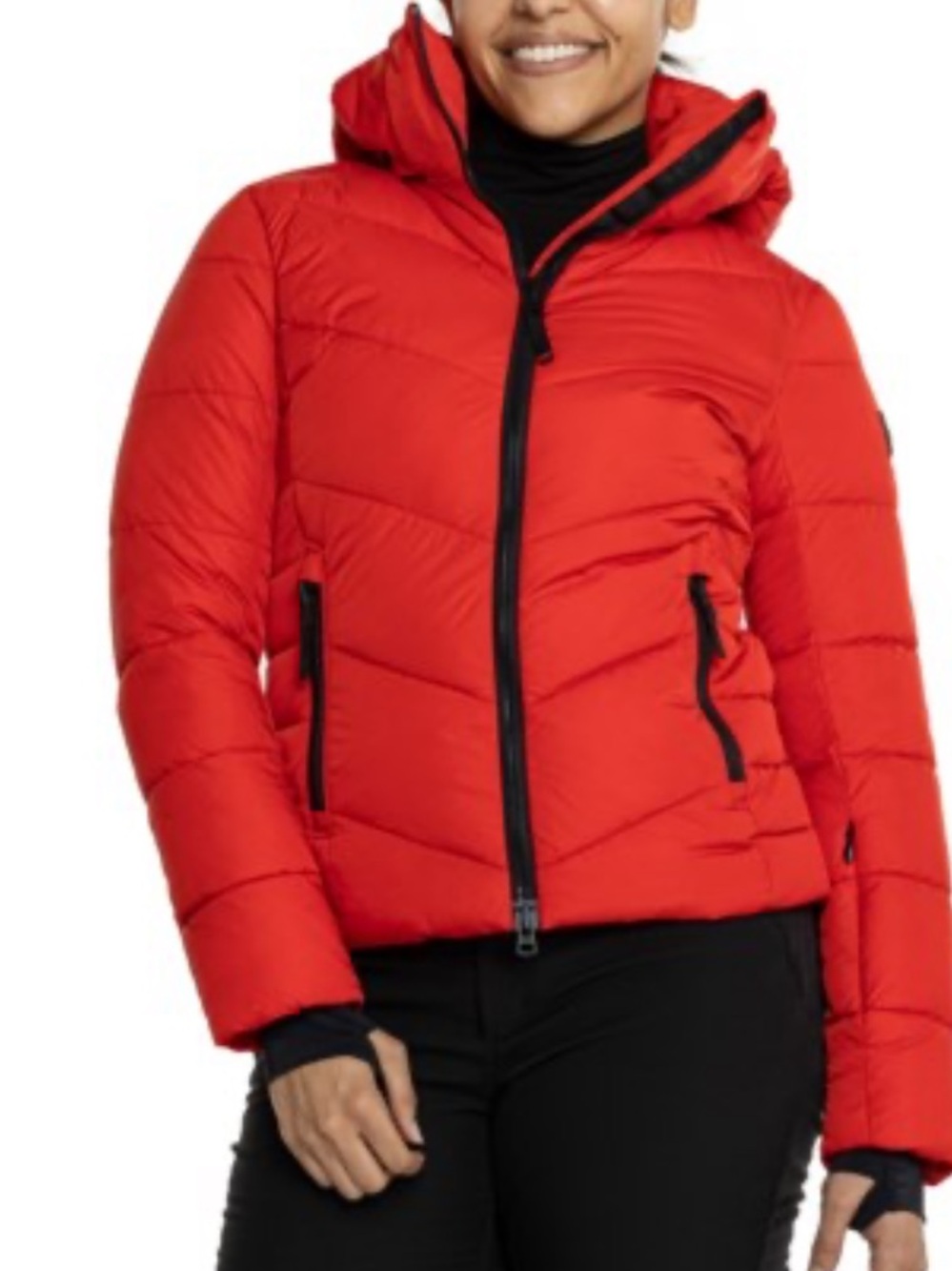 Bogner Women's Size 10 Fire + Ice Saelly2-O Ski Jacket Insulated Red Snow NWT